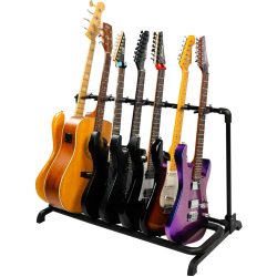 Guitto GGS-11 guitarstativ til 7 guitarer